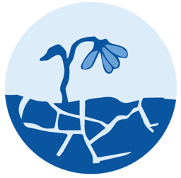 An icon showing a dying plant amongst dry, cracked ground